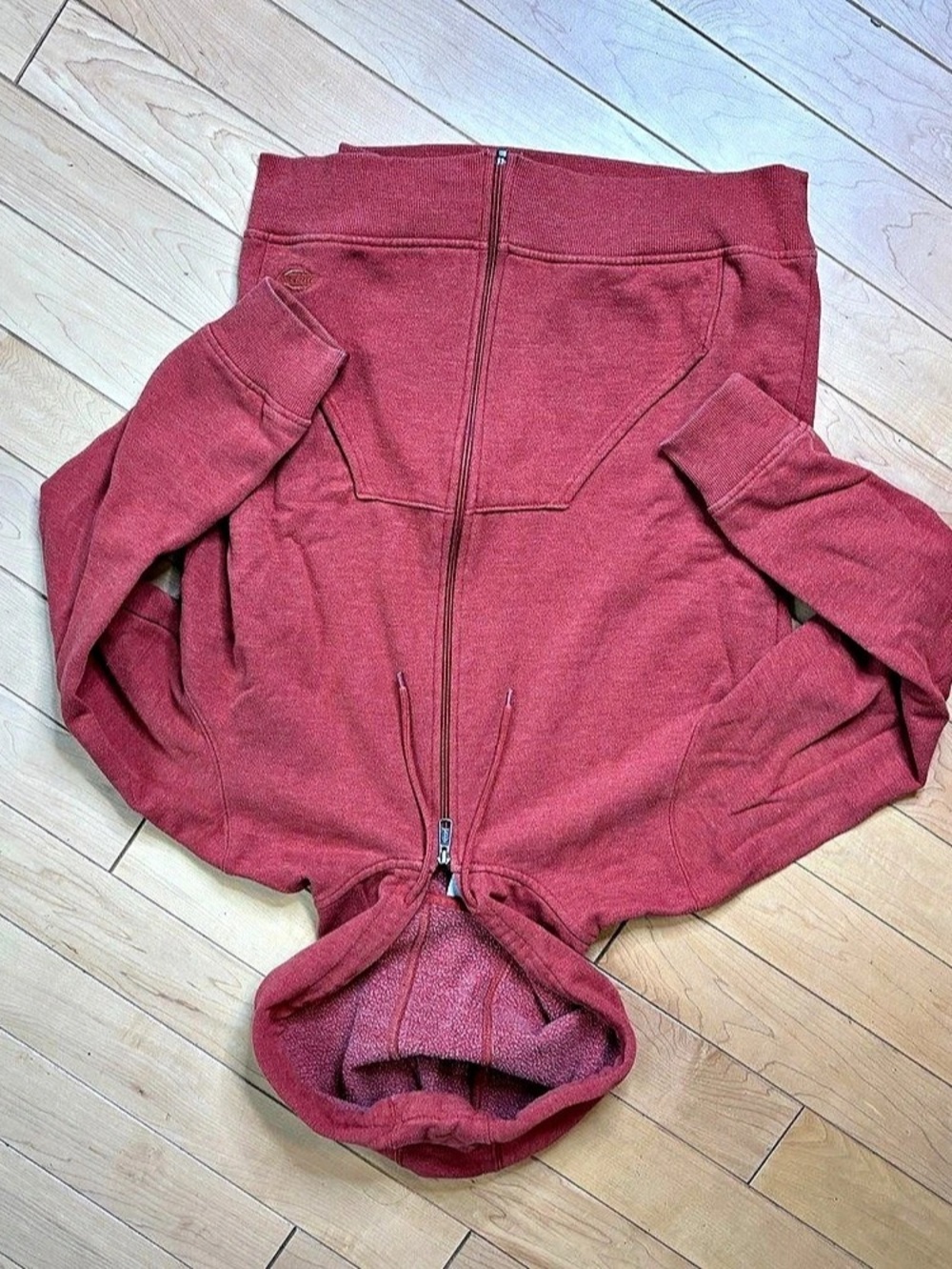 Dickies Crafted for Women Full-Zip Hoodie Red